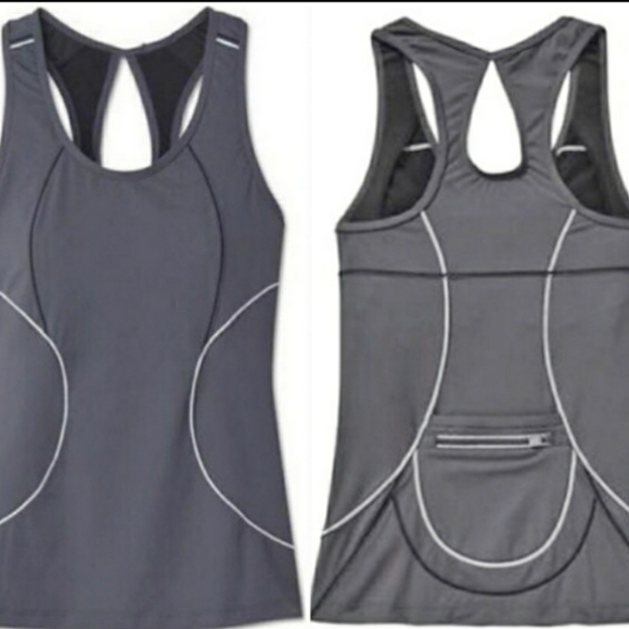 Athleta Tank Top Asphalt Energy Tank Size XXS EUC - Picture 2 of 10